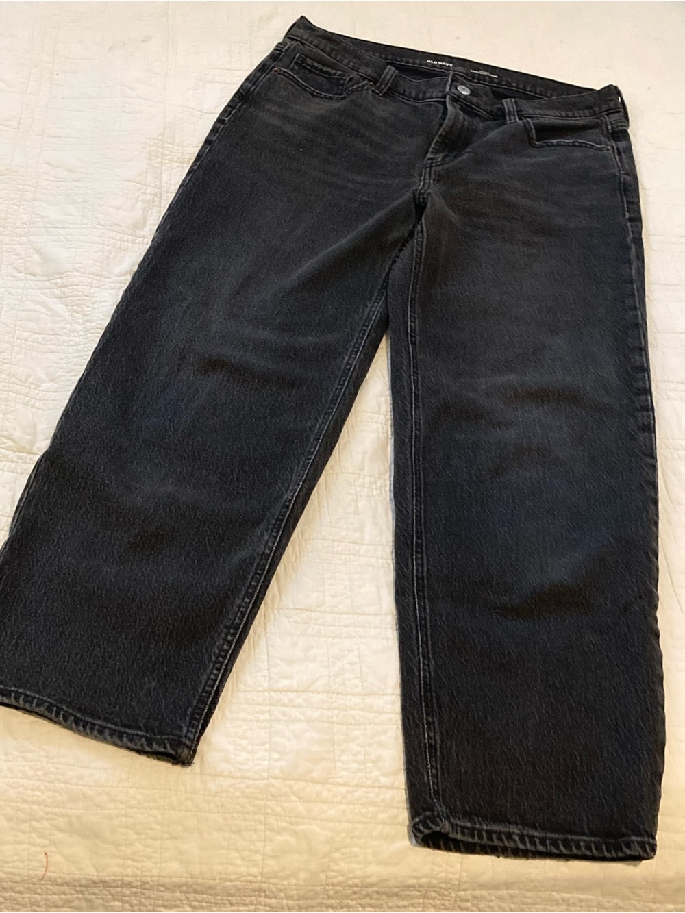 Old Navy Women's Relaxed Black Jeans